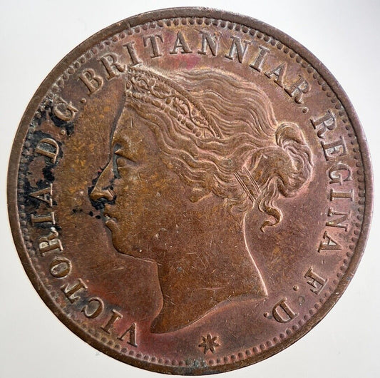 1881 Jersey 1/12th One-Twelfth-Of-A-Shilling Coin | Very High Grade