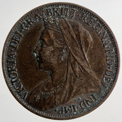 1901 Victoria Farthing Coin | Very High Grade | a6795
