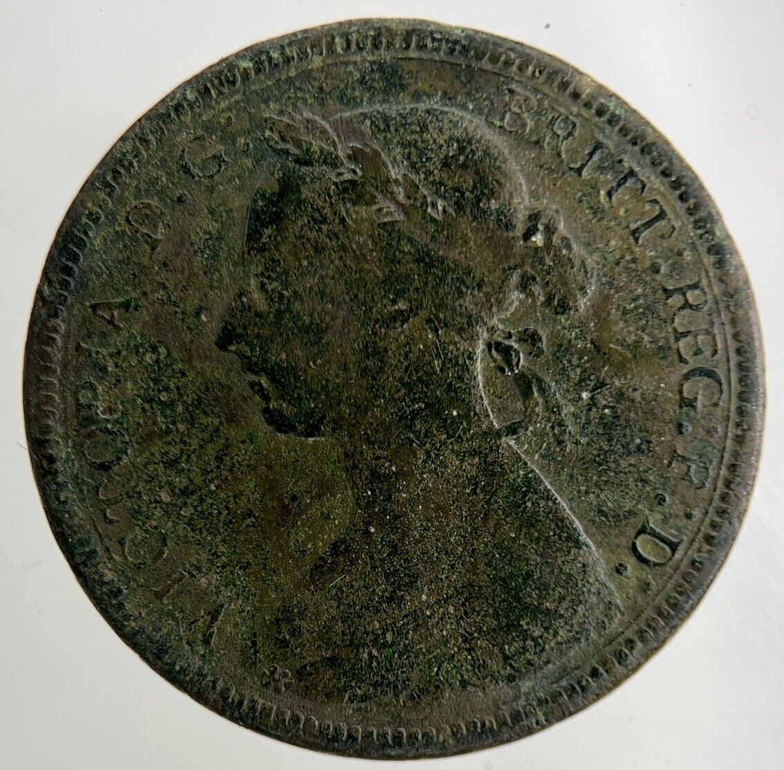 1887 Victoria Half-Penny Coin | Collectable Grade