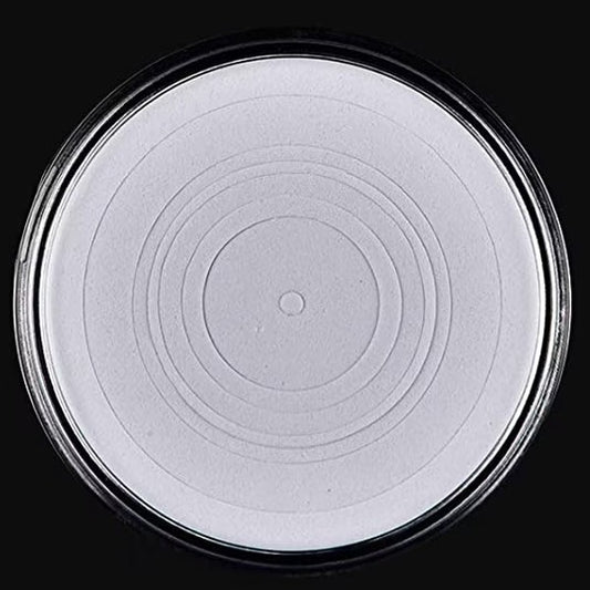5 x Large 46mm Coin Capsule Storage Protective Clear + White Adjustable Foam