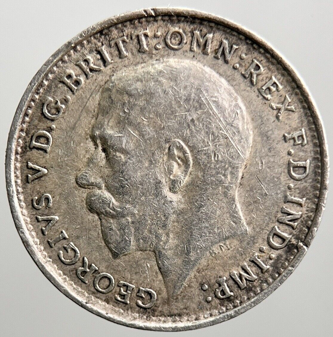 1919 George V Threepence Silver Coin | Fine Collectable Grade | a2729