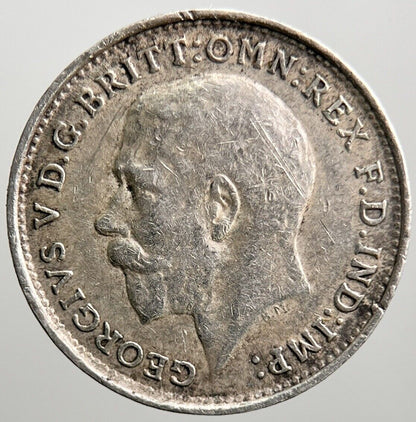 1919 George V Threepence Silver Coin | Fine Collectable Grade | a2729