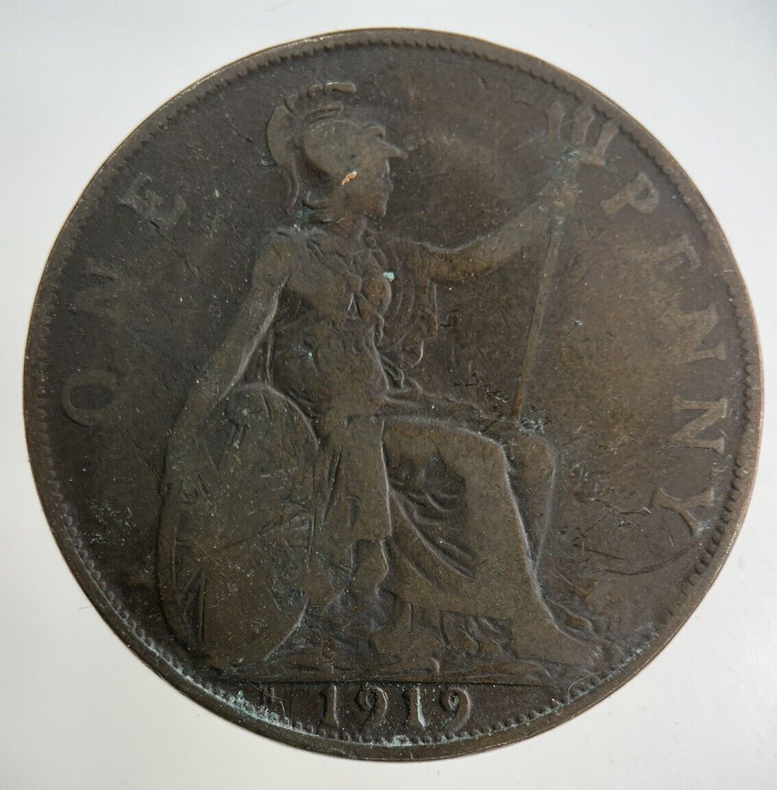 1919-H George V One Penny Coin | Collectable Grade