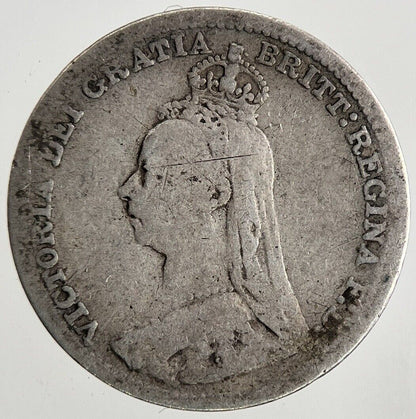 1891 Victoria Threepence Silver Coin | Collectable Grade | a9555