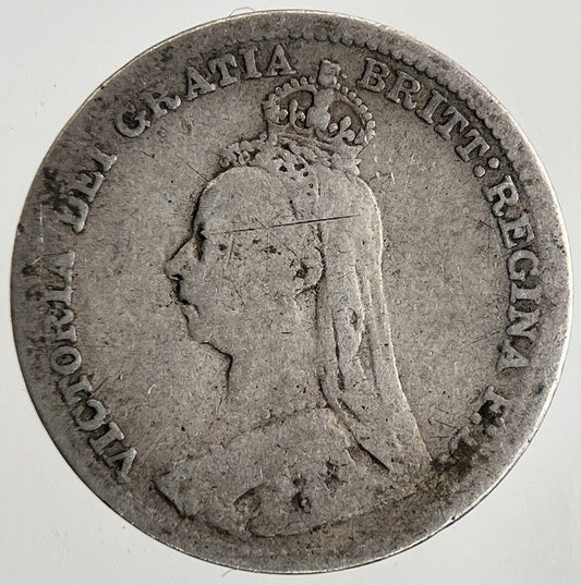 1891 Victoria Threepence Silver Coin | Collectable Grade | a9555
