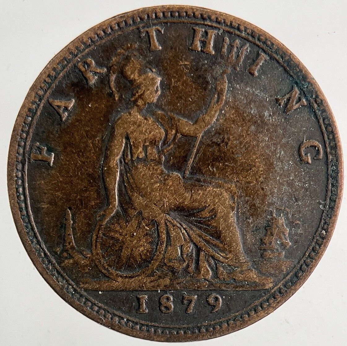 1879 Victoria Farthing Coin | Fine Collectable Grade | a9209
