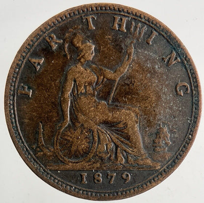 1879 Victoria Farthing Coin | Fine Collectable Grade | a9209