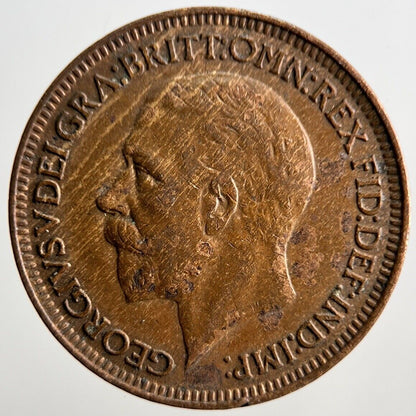 1927 George V Farthing Coin | Collectable Grade