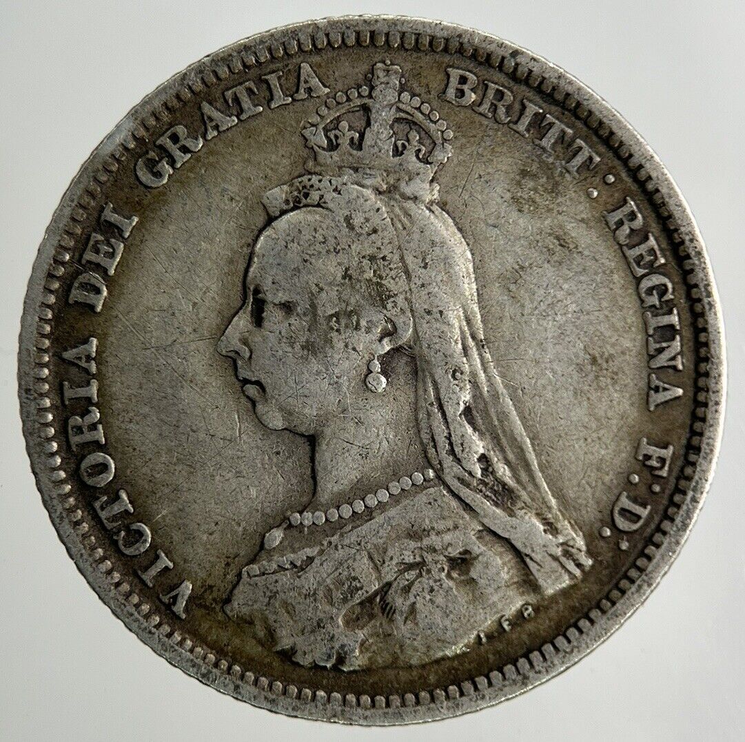 1887 Victoria Shilling Silver Coin | Collectable Grade