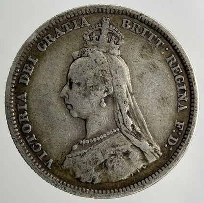 1887 Victoria Shilling Silver Coin | Collectable Grade