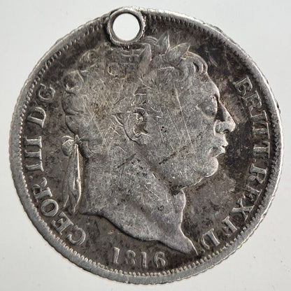 1816 George III 3rd Sixpence Silver Coin | Collectable Grade