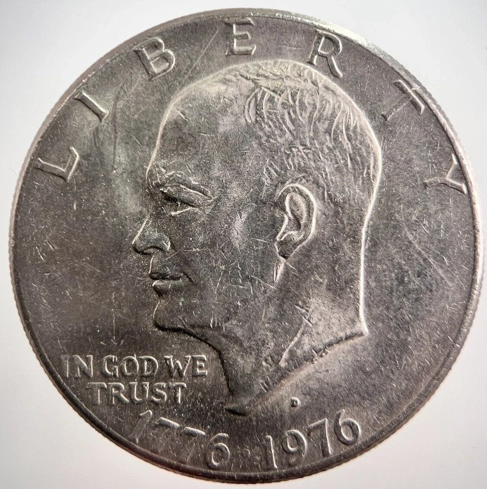 1776 - 1976 US USA Eisenhower One Dollar Coin | Fine Collectable Grade