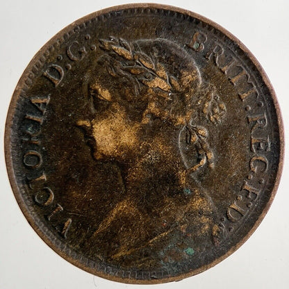 1891 Victoria Farthing Coin | Fine Collectable Grade | a6796