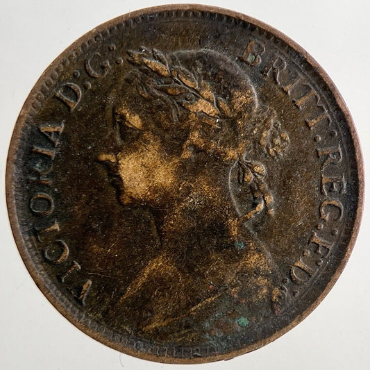 1891 Victoria Farthing Coin | Fine Collectable Grade | a6796