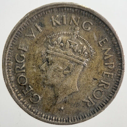 1945 India 1/4 Quarter Rupee Silver Coin | Very High Grade | a7669