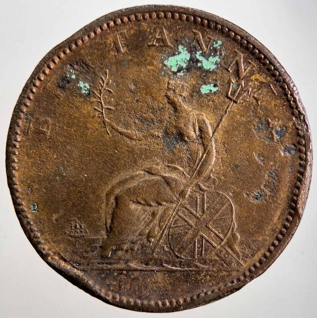 1806 George 3rd III Half-Penny British Coin | Collectable Grade