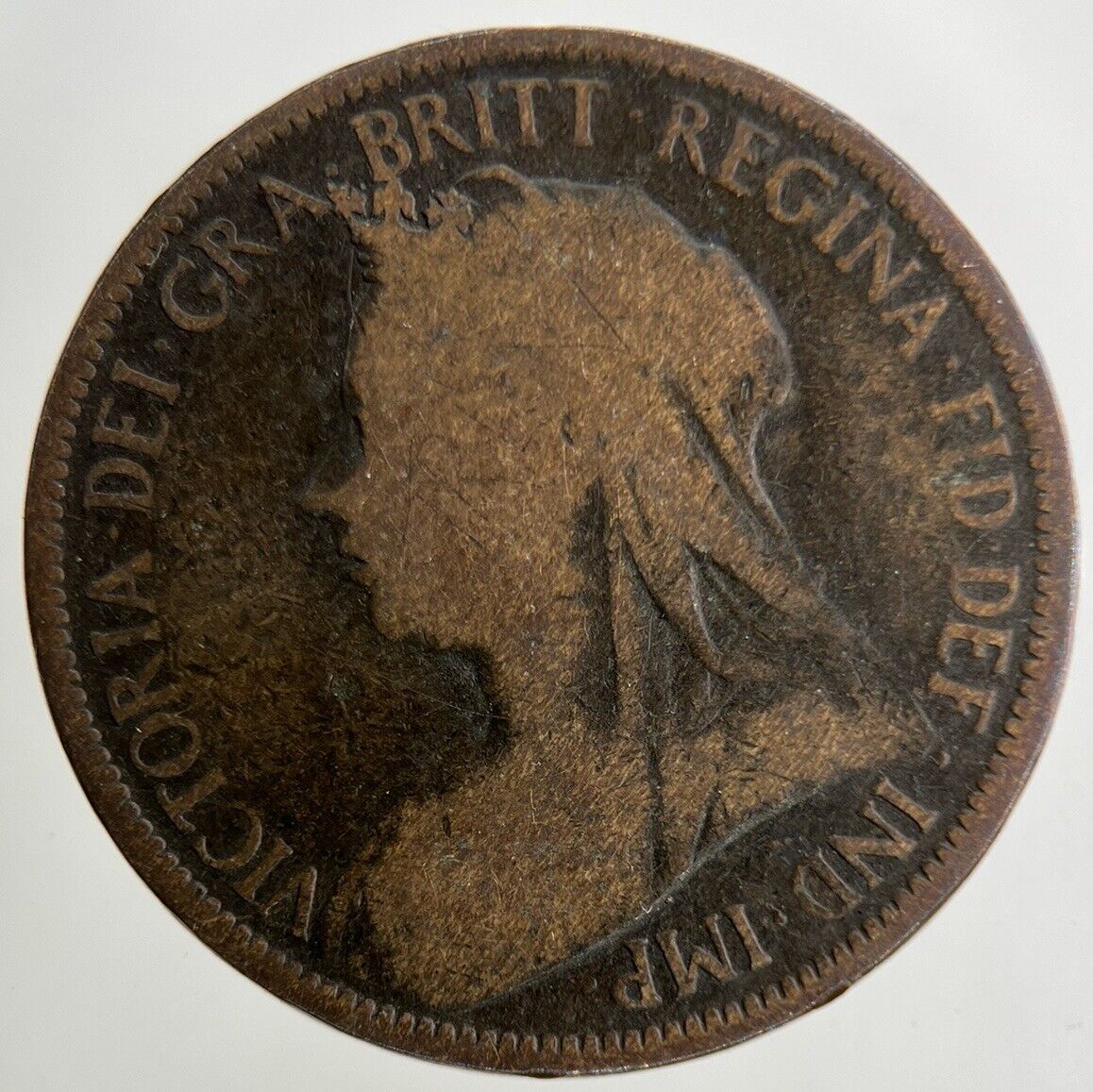 1900 Victoria Half-Penny Coin | Collectable Grade