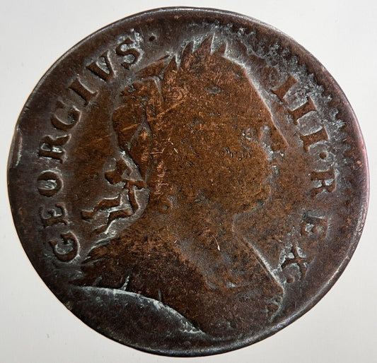 1773 George 3rd III Farthing Coin | Fine Collectable Grade | a6784