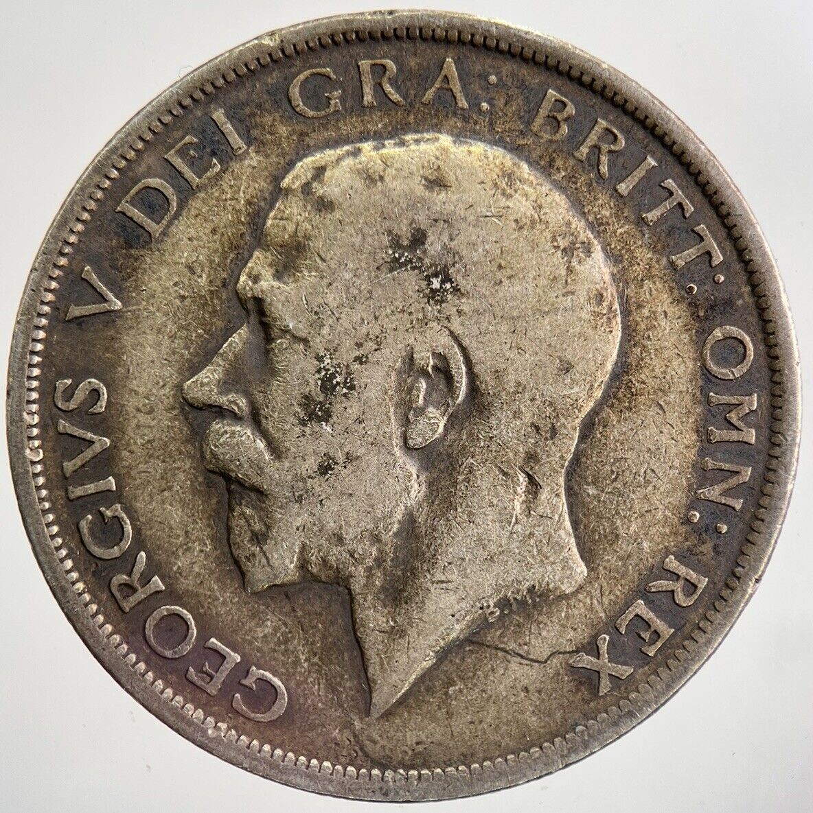 1917 George V Half-Crown Silver Coin | Fine Collectable Grade