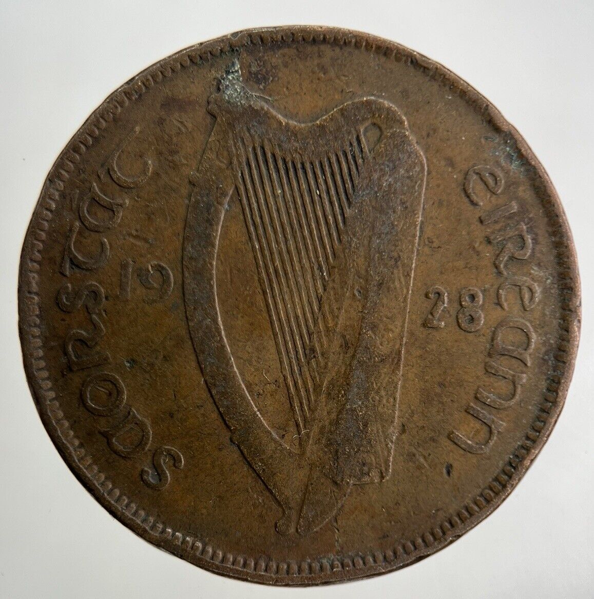 1928 Irish One Penny Coin | Collectable Grade