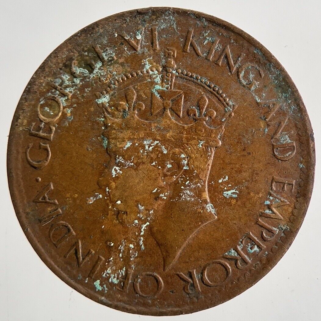 1942 Ceylon One Cent Coin | Fine Collectable Grade | a9589