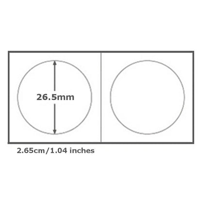 26.5mm Coin 2x2 Flips Holders - UK Stock - Quantity 50 - Other Sizes Available