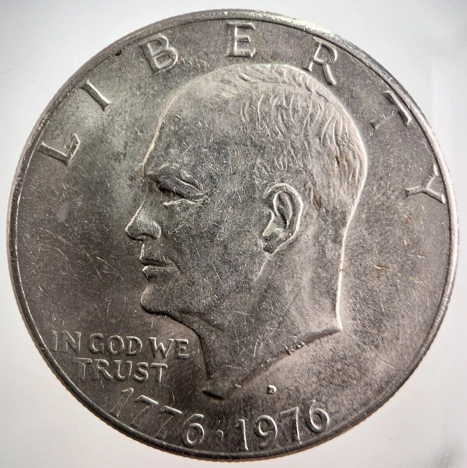 1776 - 1976 US USA Eisenhower One Dollar Coin | Fine Collectable Grade