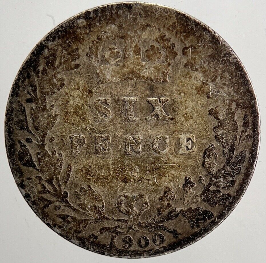 1900 Victoria Sixpence Silver Coin | Collectable Grade