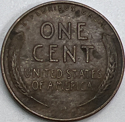 1940 D US USA Lincoln Wheat One Cent | American Copper Coin | Fine Grade | a469