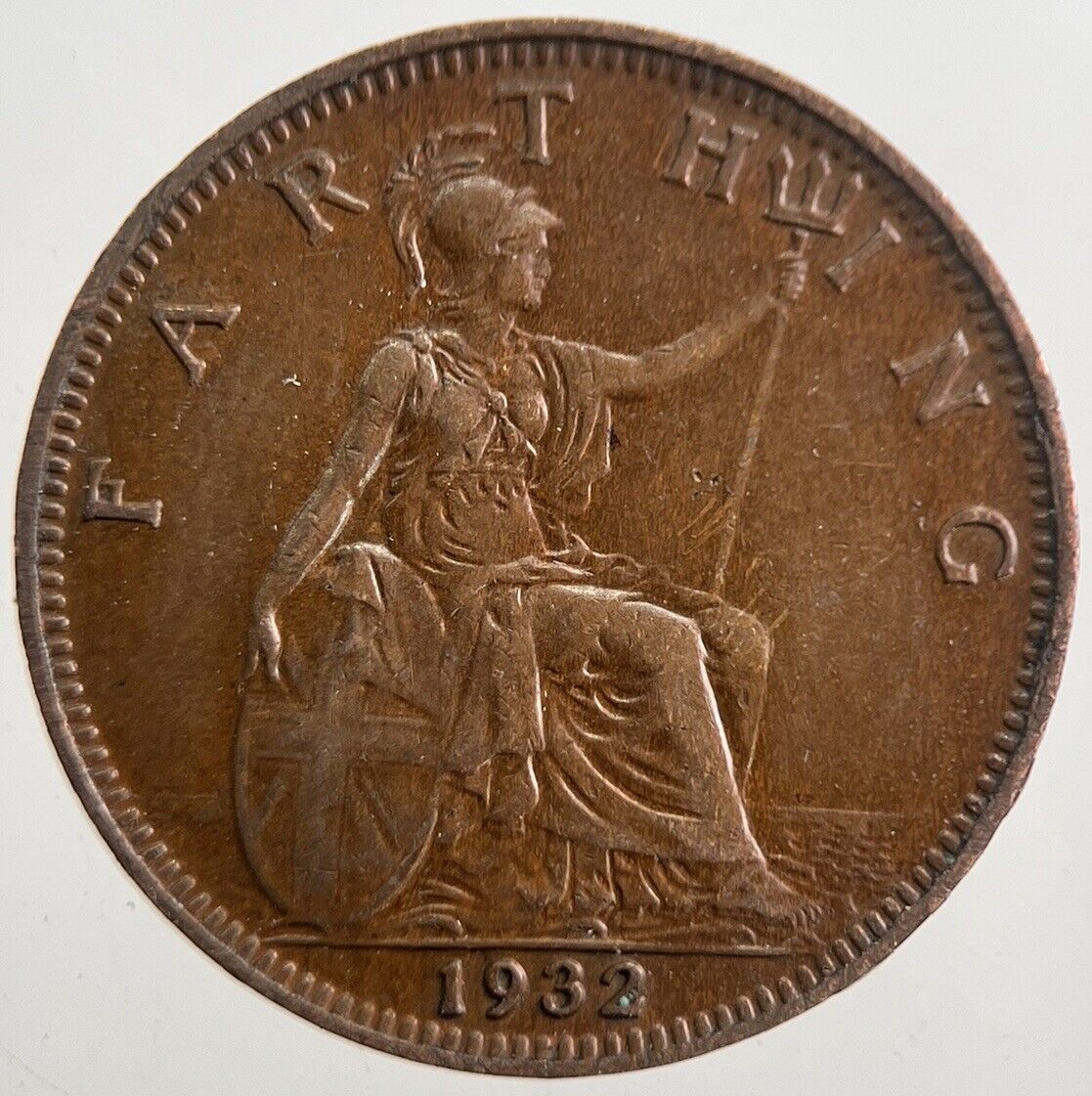 1932 George V Farthing Coin | Very High Grade | a7700