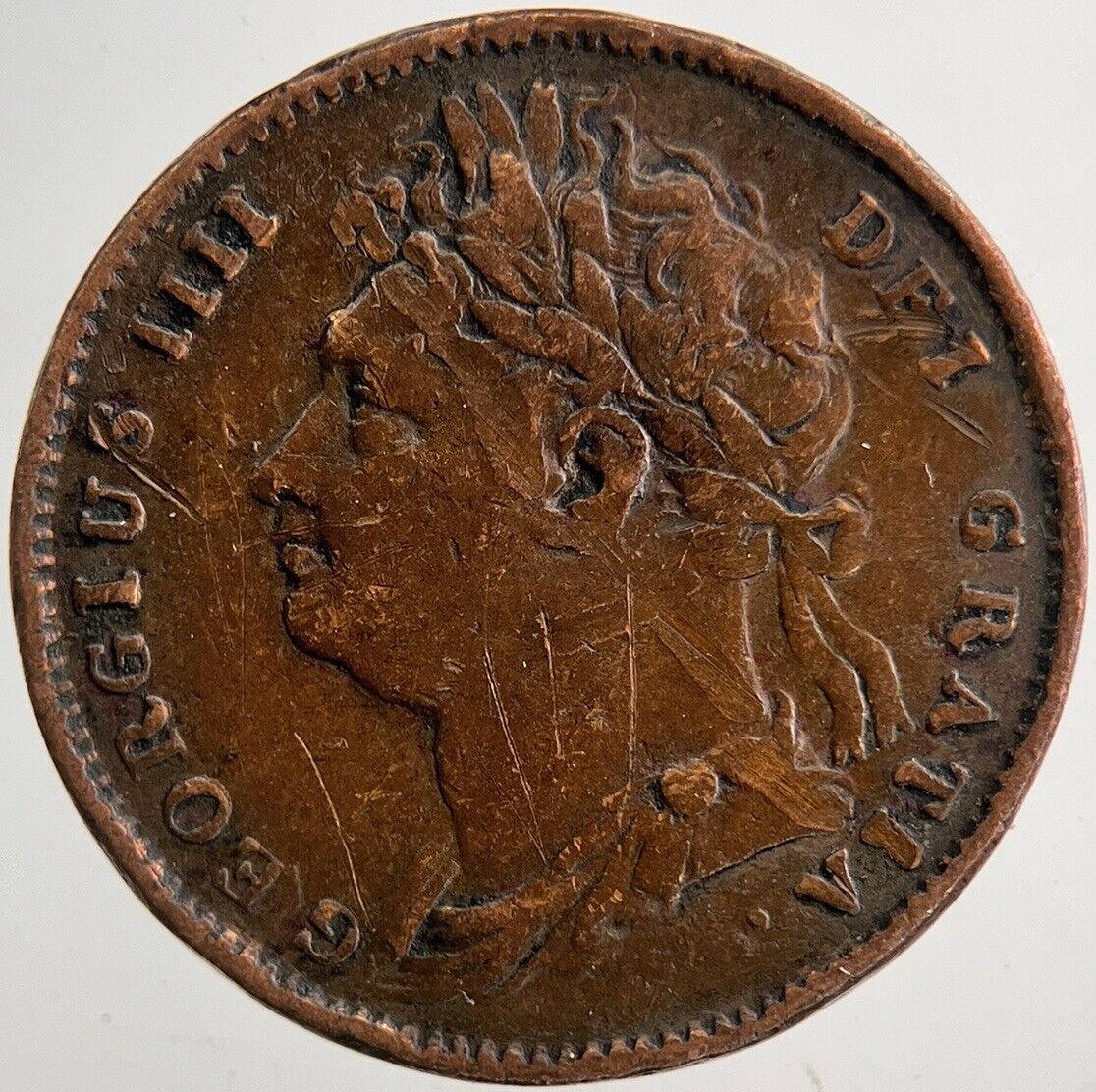 1823 George IV Farthing | Fine Collectable Grade | a9233
