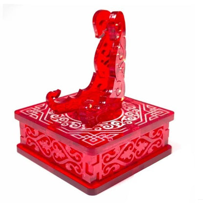 Clear Red 1oz Silver or Gold Coins / Amulet / Medal Display Stand