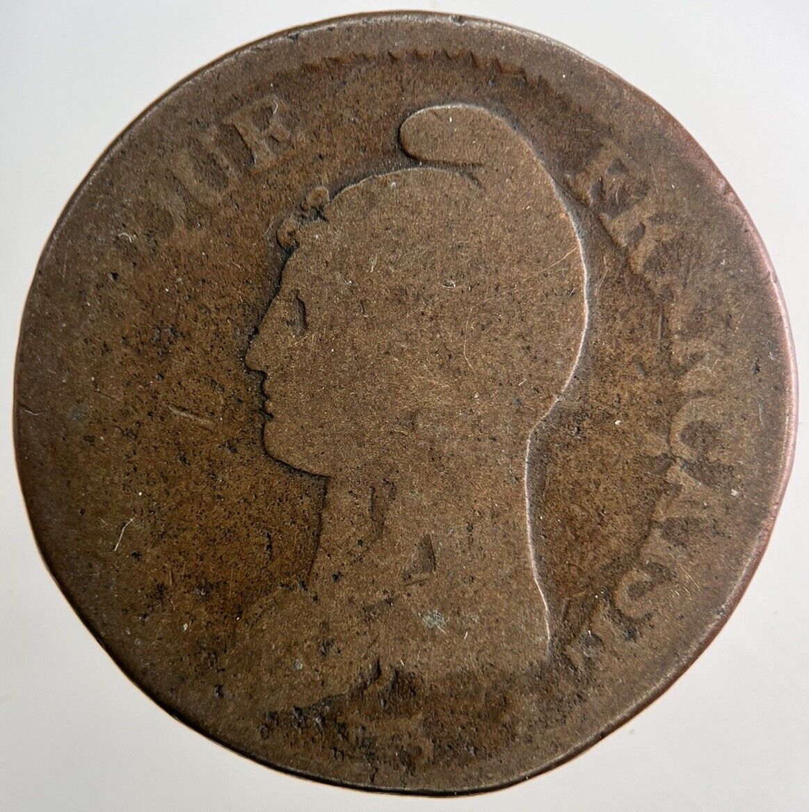 France Un Decime Coin | Collectable Grade | a9529