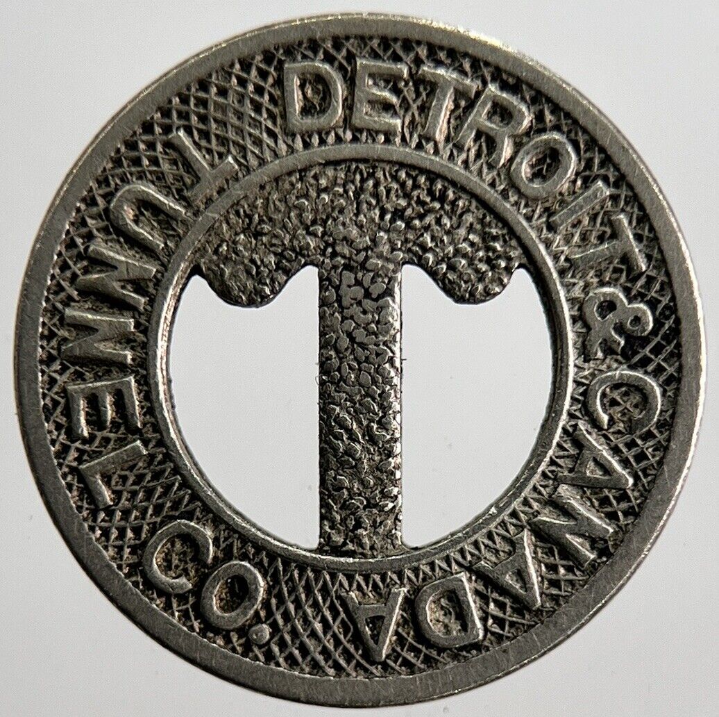 Detroit & Canada Tunnel Co Good For One Fare Coin | Collectable Grade | a2536