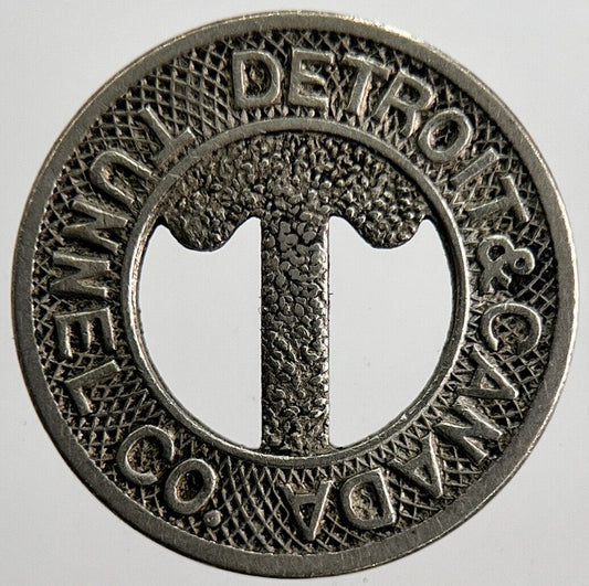 Detroit & Canada Tunnel Co Good For One Fare Coin | Collectable Grade | a2536