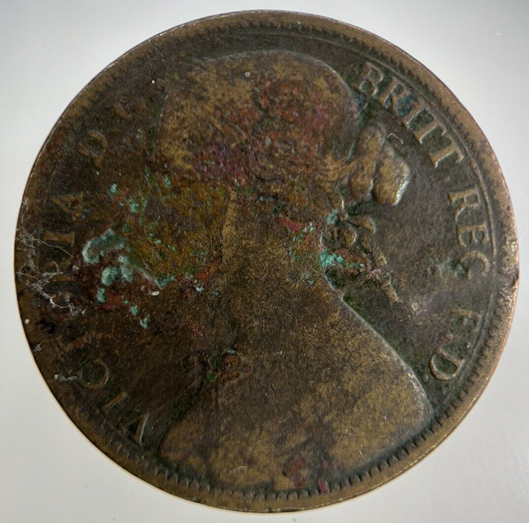 1863 Victoria One Penny Coin | Collectable Grade