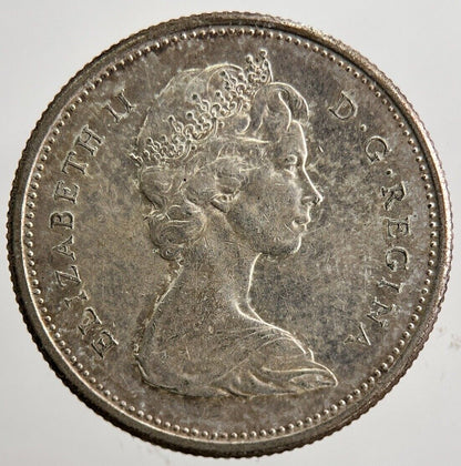 1966 Canada 25 Cents Silver Coin | Very High Grade | a5508