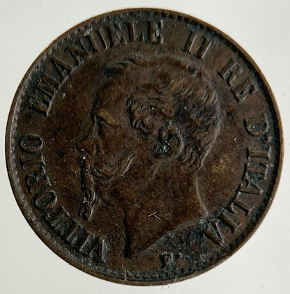 1861 Italy 1 Centesimo Coin | Very High Grade