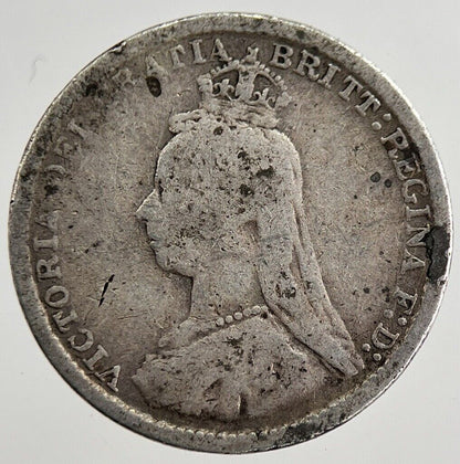1889 Victoria Threepence Silver Coin | Collectable Grade | a8828