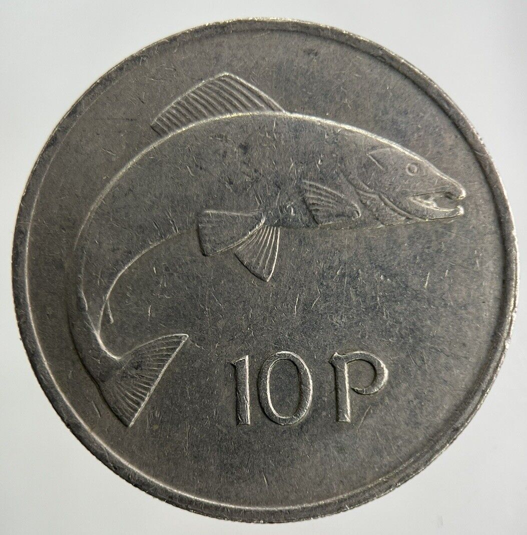 1975 Irish 10p Ten-Pence Coin | Fine Collectable Grade