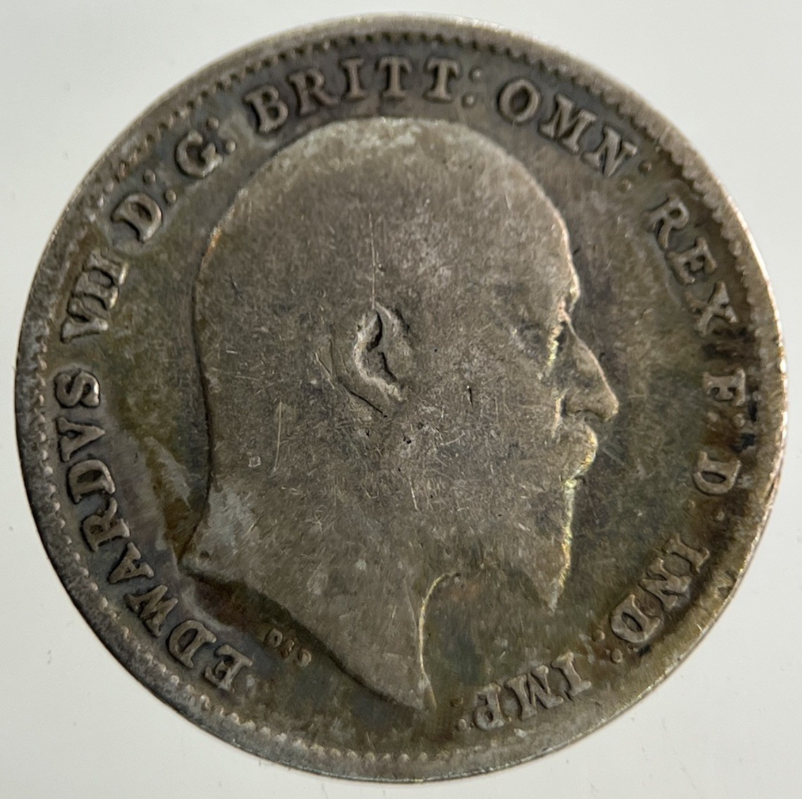 1903 Edward VII Threepence Silver Coin | Fine Collectable Grade