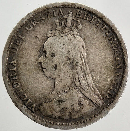 1889 Victoria Threepence Silver Coin | Collectable Grade