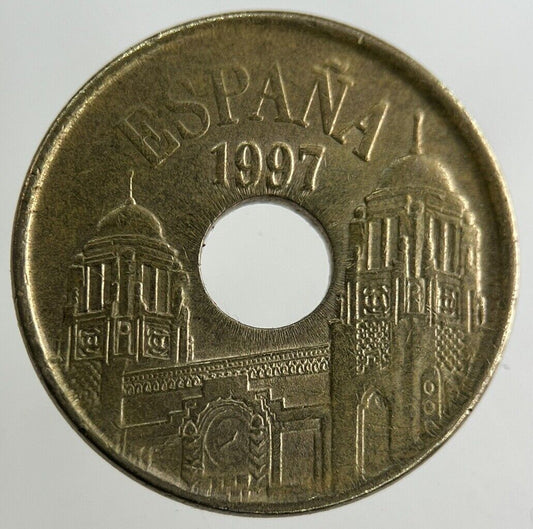 1997 Spain 25 Pesetas Coin | Fine Collectable Grade