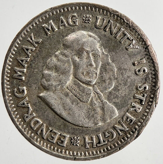 1961 South Africa Threepence 2 1/2c Silver Coin | Fine Collectable Grade | a6978