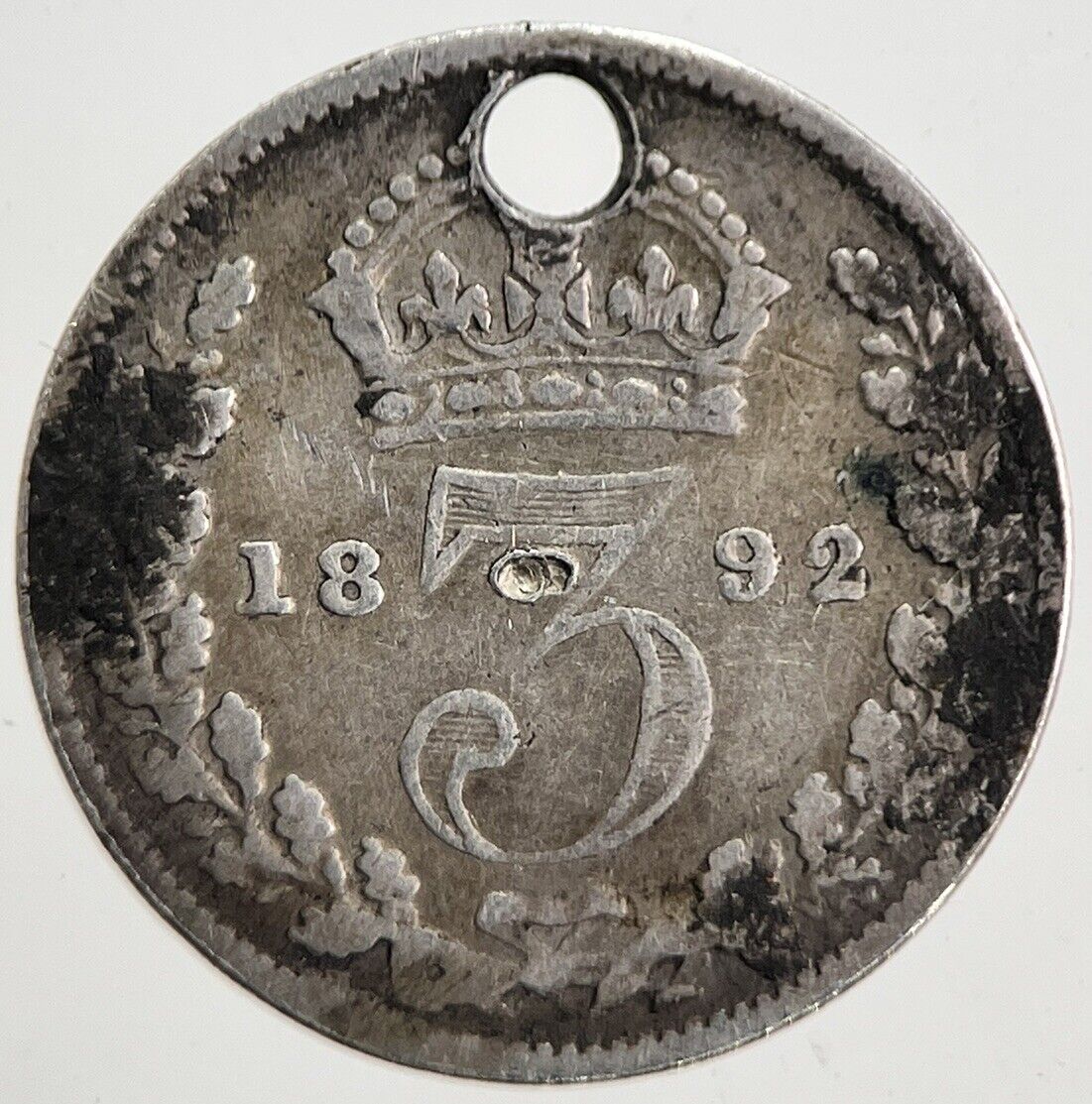 1892 Victoria Threepence Silver Coin | Collectable Grade