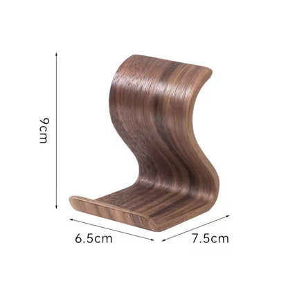 Walnut Colour iPhone Phone Tablet iPad Samsung Galaxy Solid Wood Angle Stand