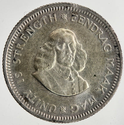 1963 South Africa Sixpence 5 c Silver Coin | Very High Grade | a6980