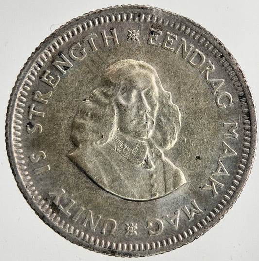 1963 South Africa Sixpence 5 c Silver Coin | Very High Grade | a6980