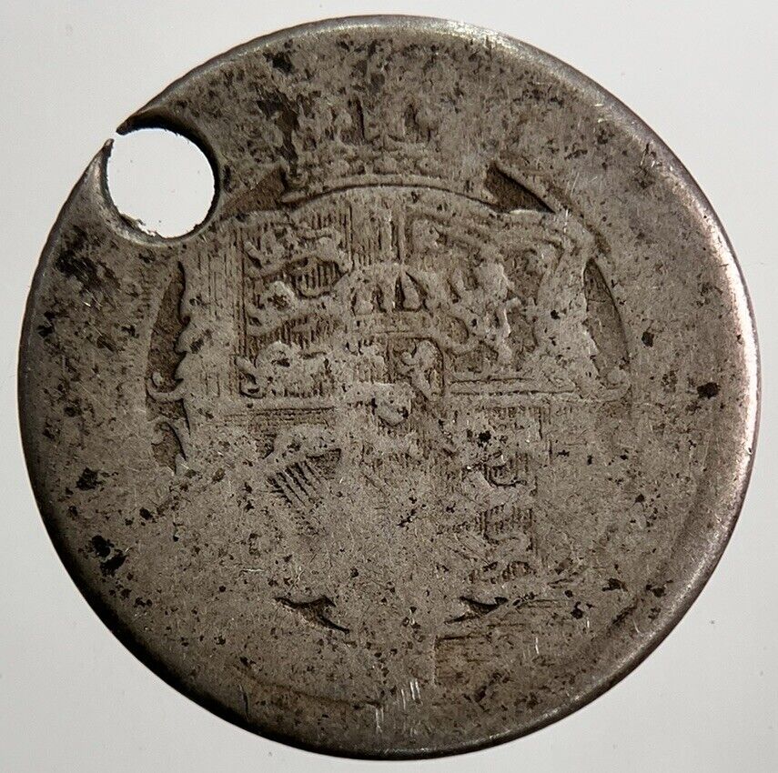 1816 George III Sixpence Silver Coin | Fair Grade