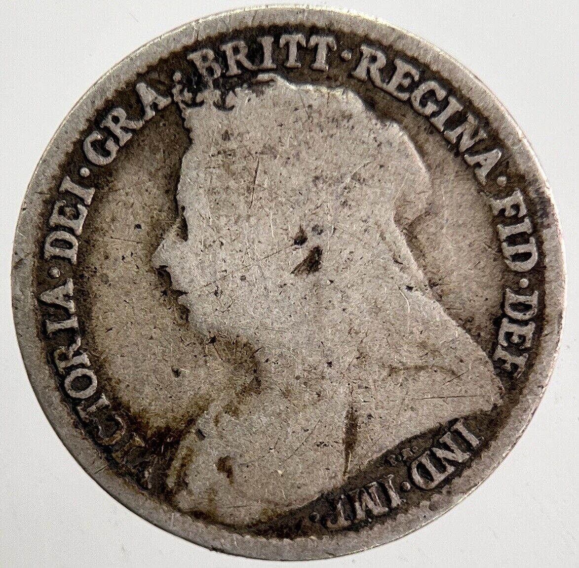 1896 Victoria Threepence Silver Coin | Collectable Grade | a5332